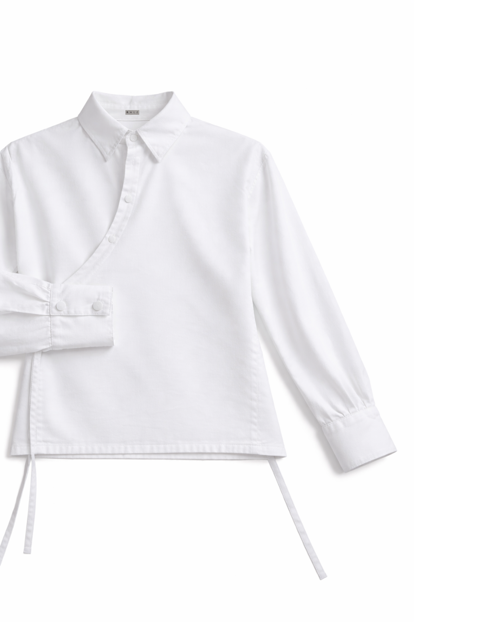 Kimono Shirt - White Cotton