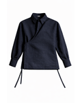 Kimono Shirt - Navy Linen