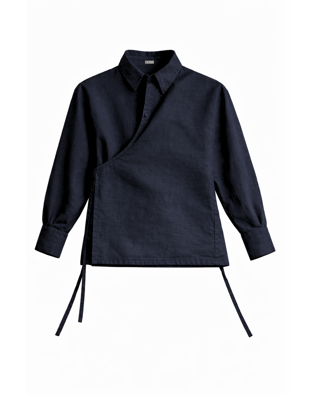 Kimono Shirt - Navy Linen