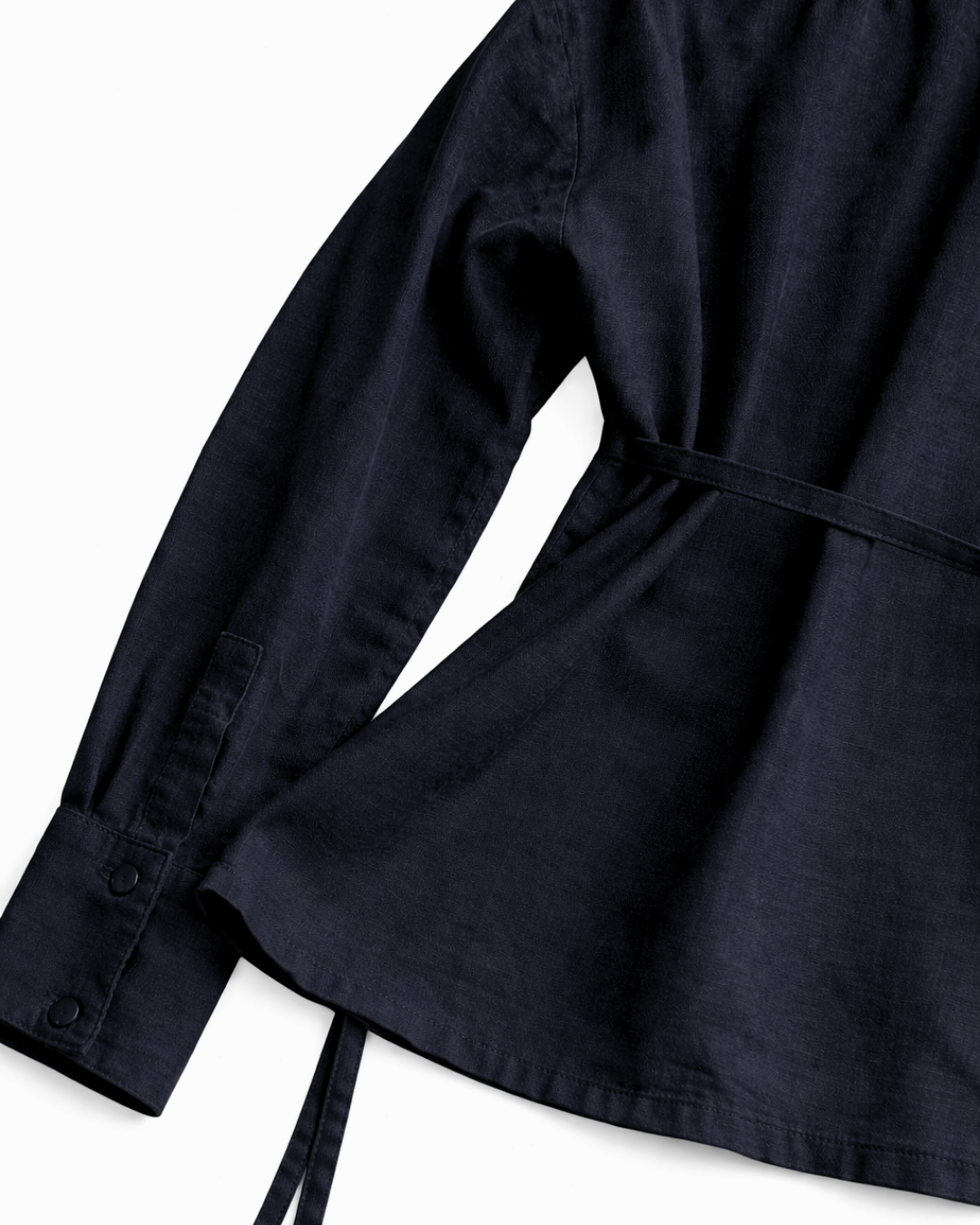 Kimono Shirt - Navy Linen