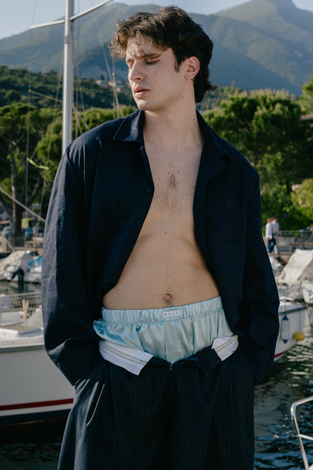 Silk Short - Blue