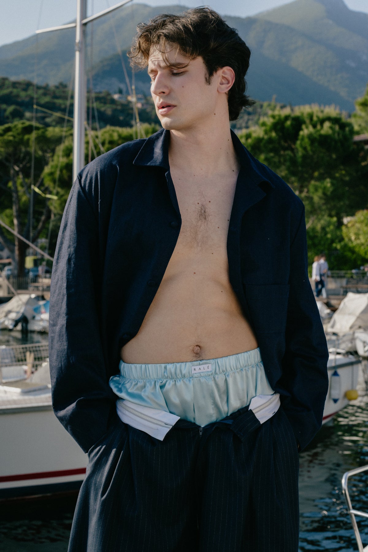 Silk Short - Blue