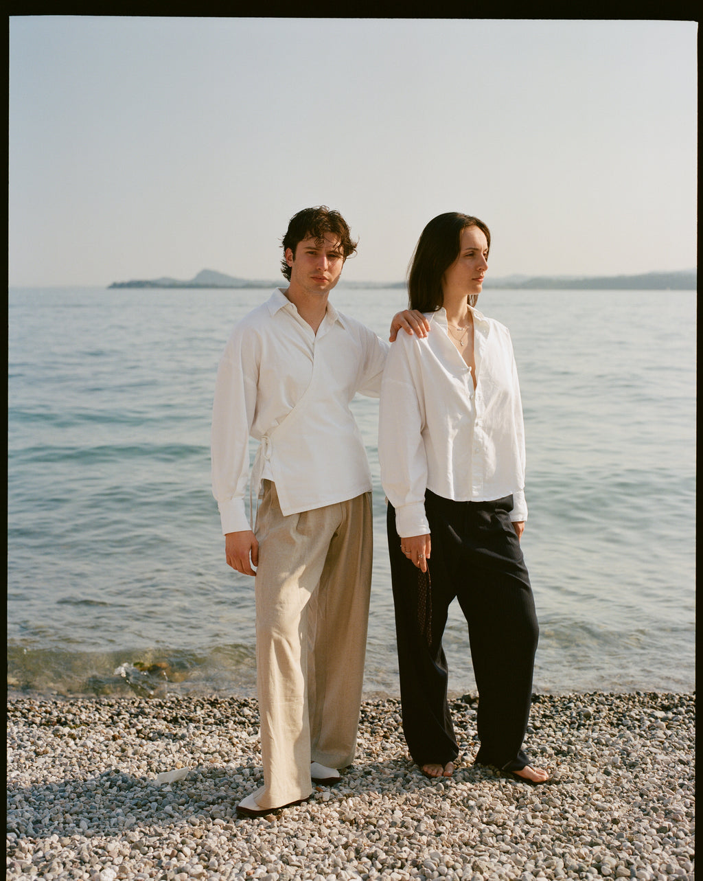 Kimono Shirt - White Cotton