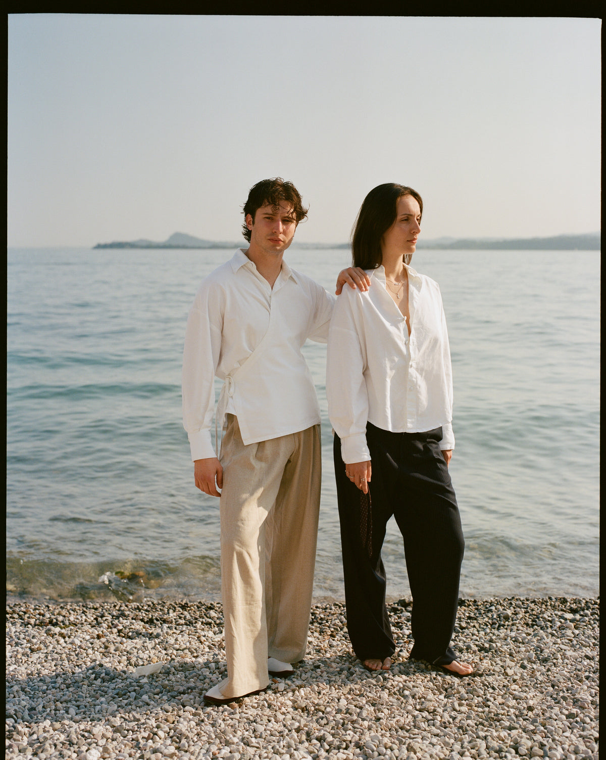 Kimono Shirt - White Cotton